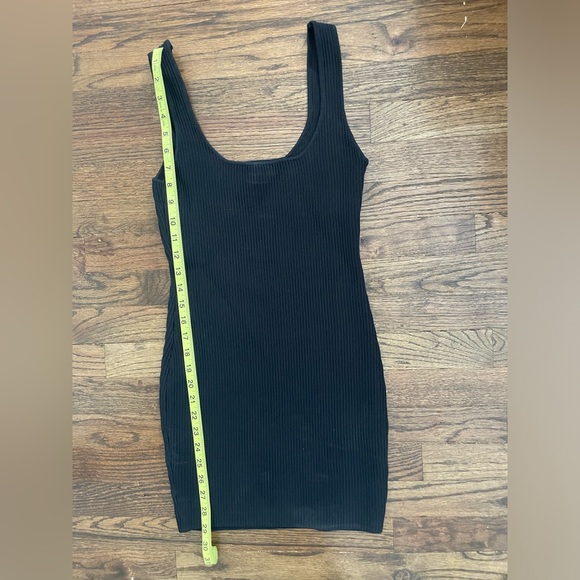 Princess Polly Black Ribbed Knit Mini Dress NWOT - Picture 5 of 10